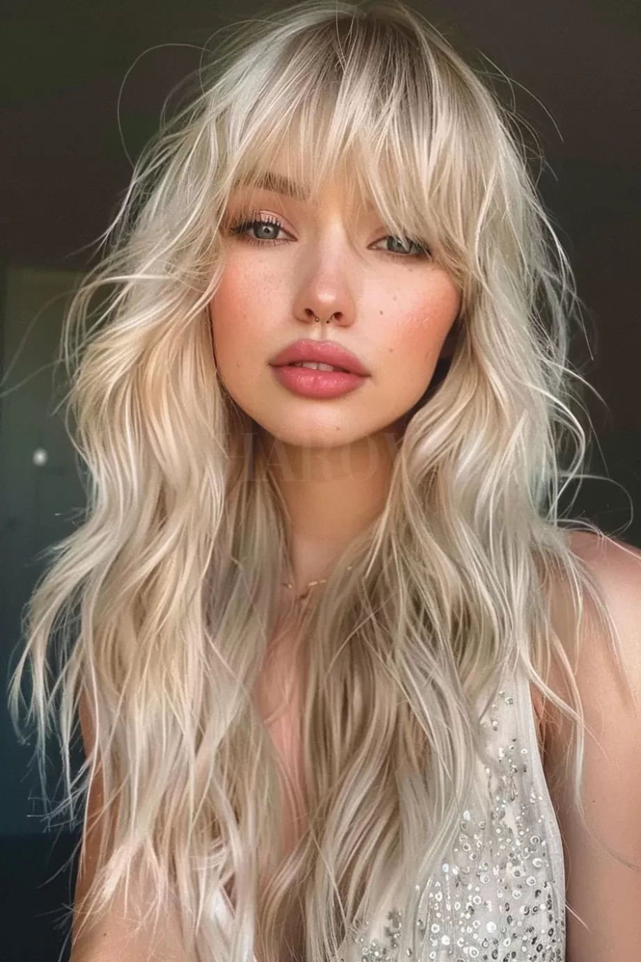 женская челка
