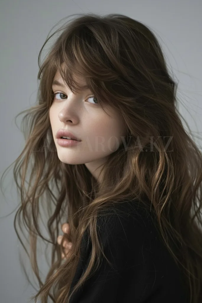 Ashy brown hair color