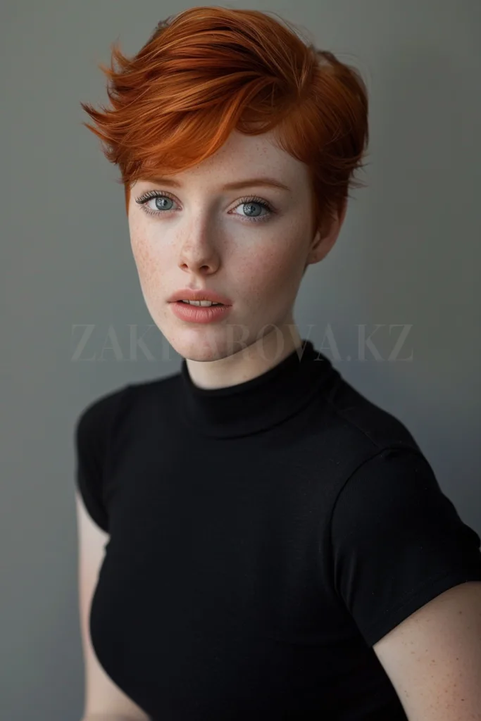 Ashy RED hair color