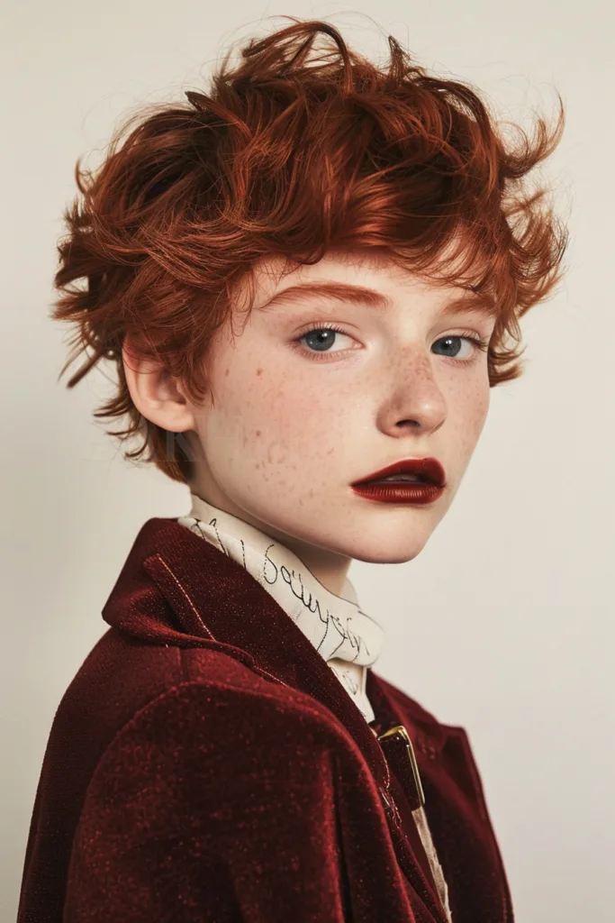 Ashy RED hair color